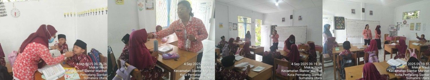 Pembagian obat cacing ke SD Miz AZayyan Hari ini Tanggal 4 September 2025